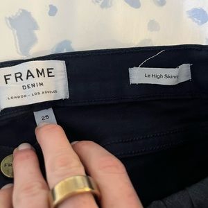 Frame Le Skinny High Rise Jeans